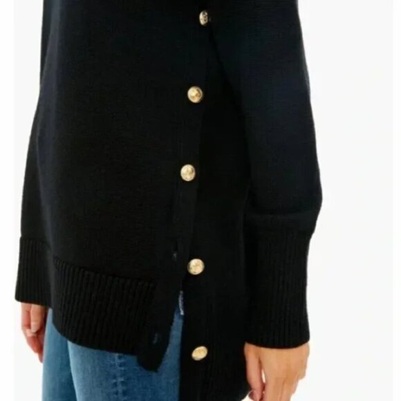 Tuckernuck Sophia Oversized Ribbed Knit Turtle Neck Sweater Size XS - Picture 3 of 12